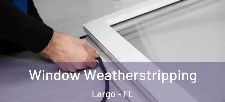 Window Weatherstripping Largo - FL